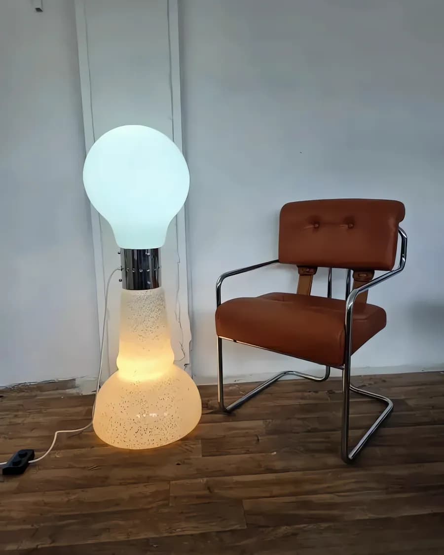 Italienischer Vintage „Birillo“ Stehbeziehungsleuchte von Carlo Nason für Mazzega, 1970er