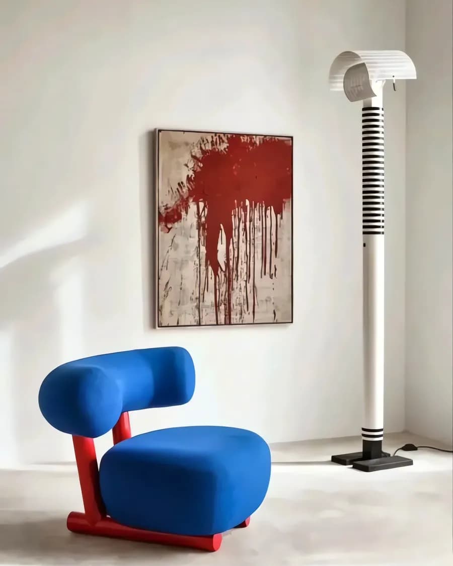 Ikonischer Postmodernismus: „Shogun“ Stehlampe von Mario Botta für Artemide, Italien, 1980er Jahre