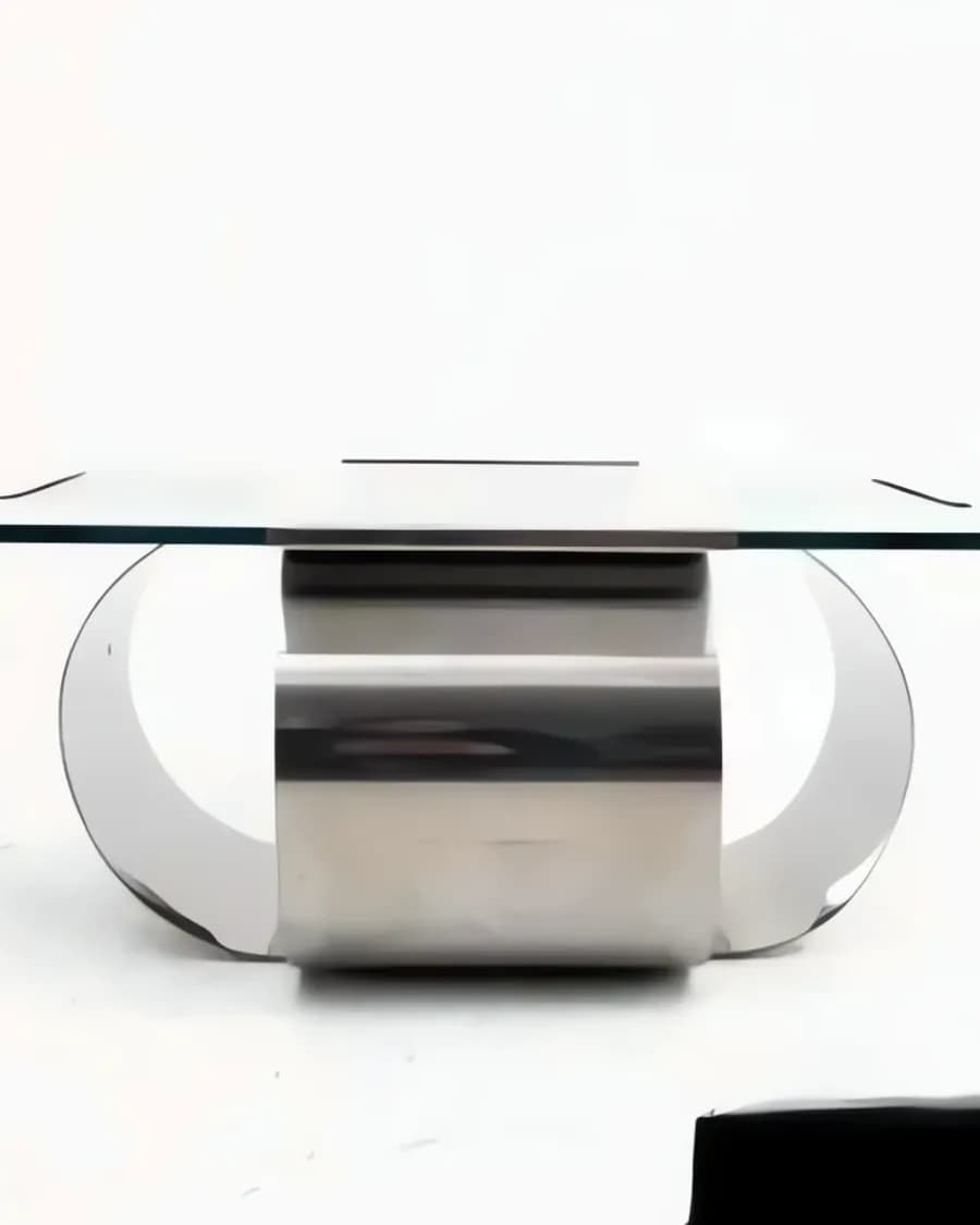 Skulpturaler Vintage Couchtisch von François Monnet für Kappa / Domustil, 1970er