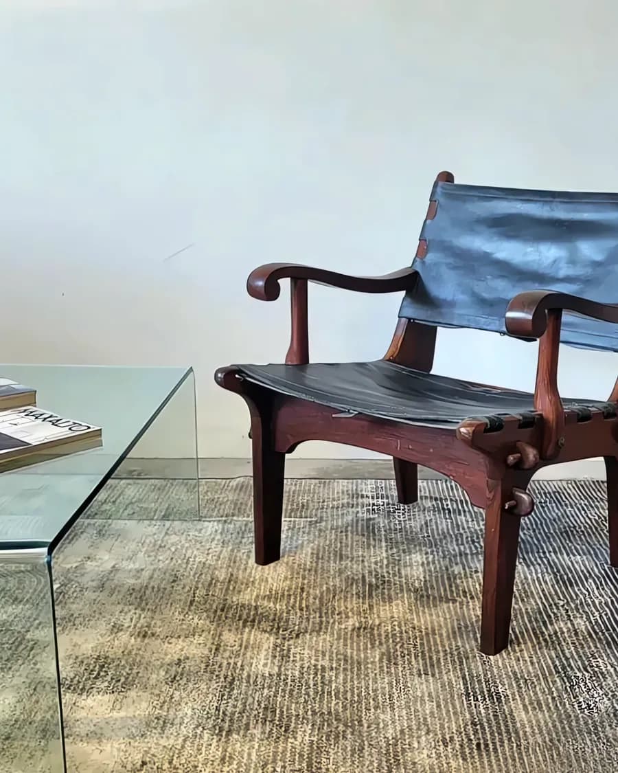 Safari Sessel von Ángel Pazmiño für Muebles de Estilo, Palisander, 1960er