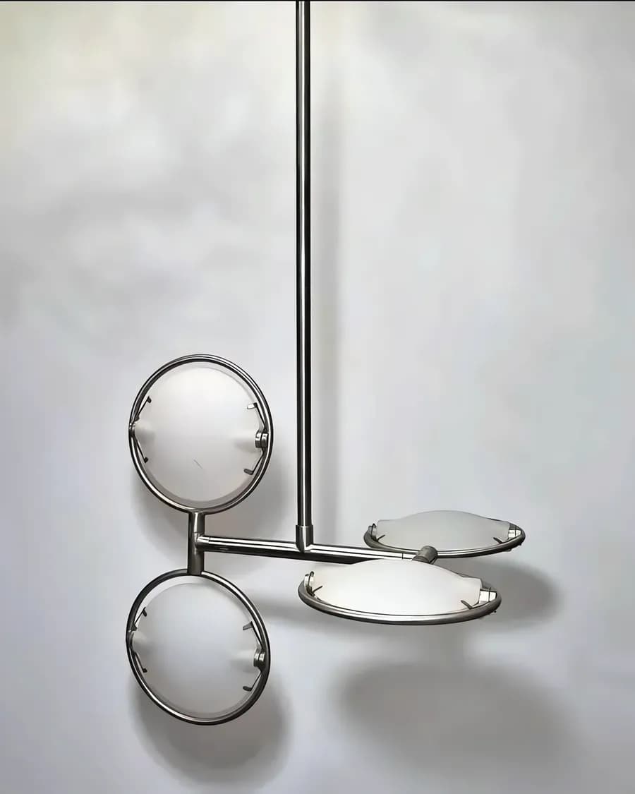 Italienische FontanaArte Nobi 4 Pendelleuchte, 1990er