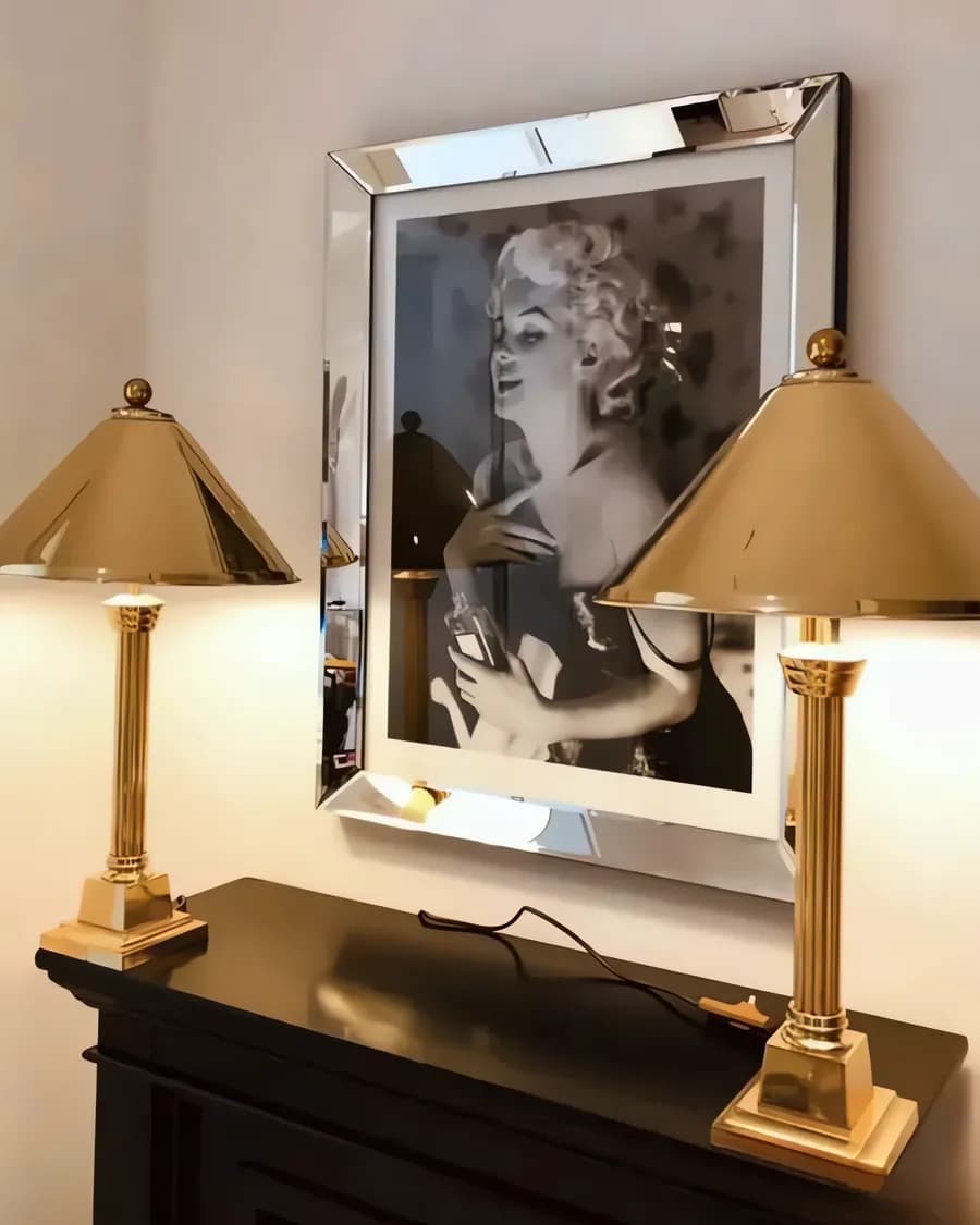 Brit vintage sárgaréz asztali lámpa pár