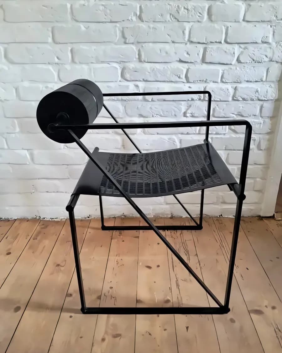 Iconischer Postmoderne Sessel „Seconda“ von Mario Botta für Alias, 1980er