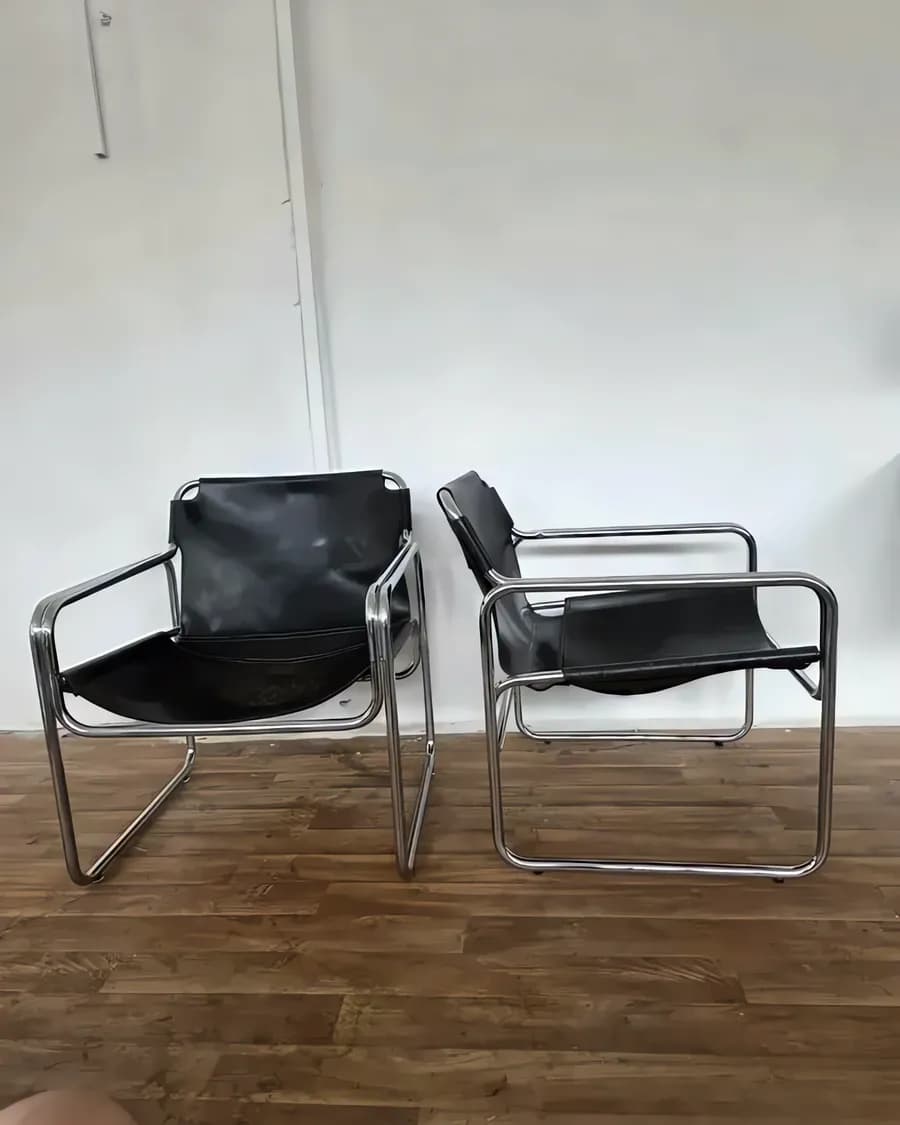 Seltenes Paar „Attico“ Sessel von Antonello Mosca, Italien, 1970er