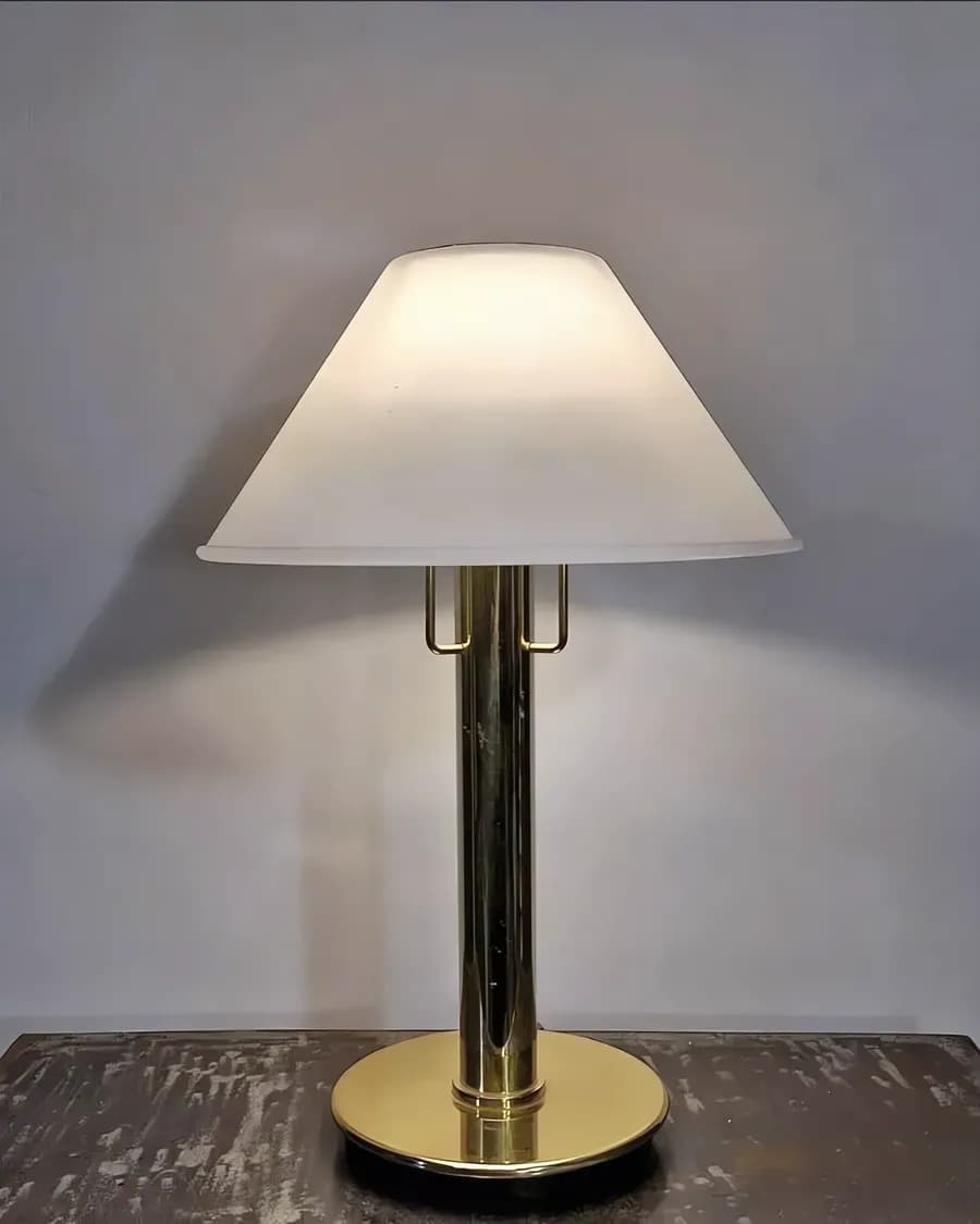 Glashütte Limburg Tischlampe Modell 6405, Deutschland, 1970er