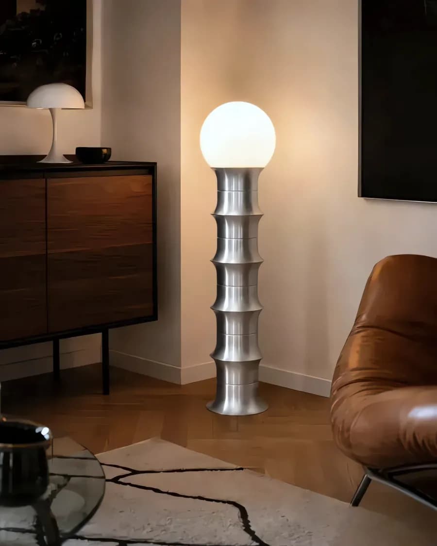 Vintage Space Age Stehlampe Modell Percz B, Ungarn, 1970er