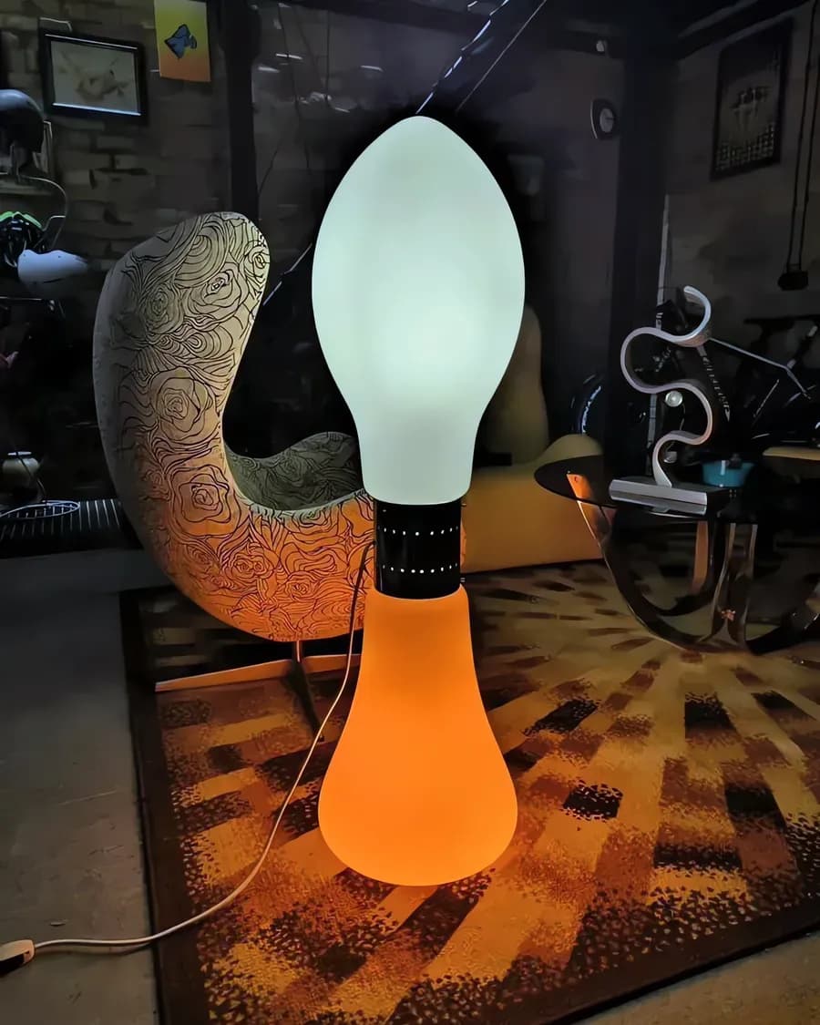 Stehlampe Birillo von Carlo Nason für Mazzega, Italien, 1970er