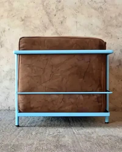 Кресло Le Corbusier LC2 / Alivar 231, Италия, 80е — 04.webp (enhanced)