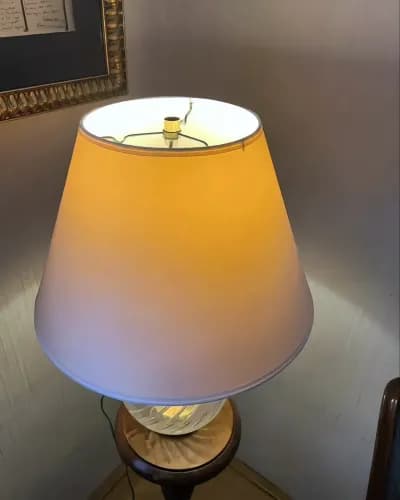 Настольная лампа Baccarat France, хрусталь, винтаж — 04.webp (enhanced)